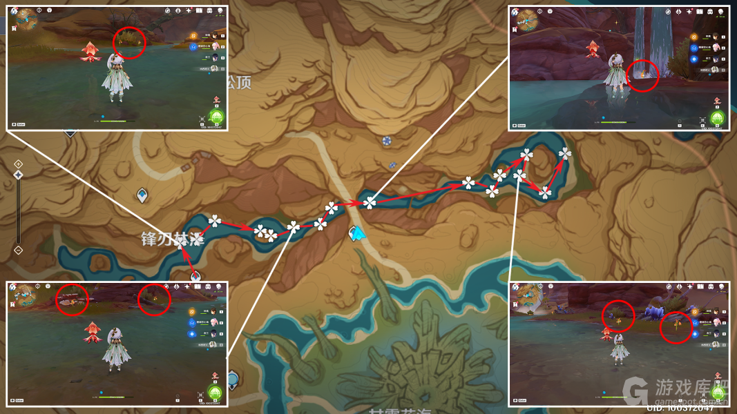 原神4.1悼灵花位置大全 悼灵花采集路线分布图[多图]图片4