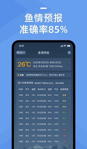 鱼情预报app截图